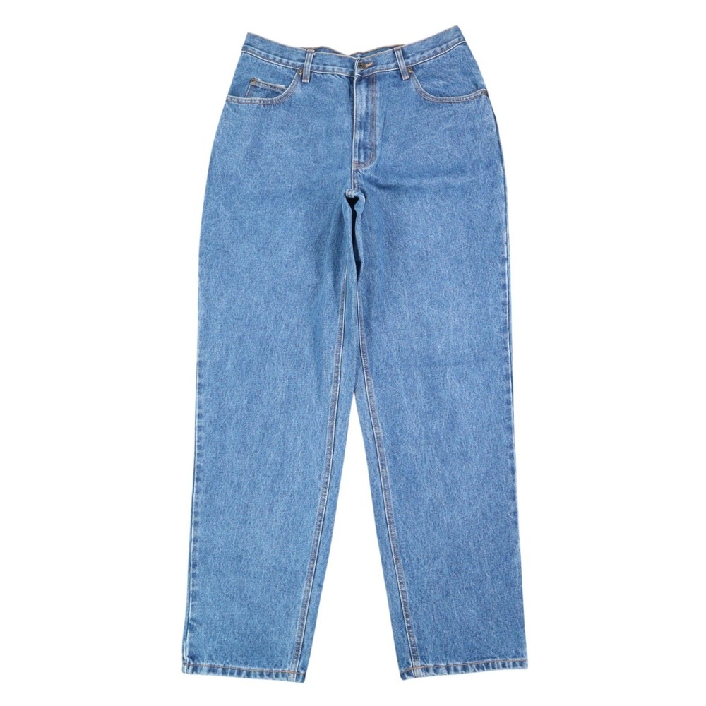 Open Trails Relaxed Fit Jeans Mens 34x32 Vintage 90s Stonewash Blue Cotton Denim